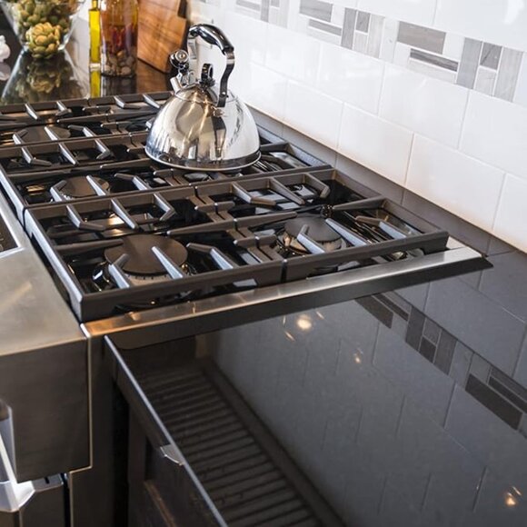 NEW Stove Gap Cover Stainless Steel Kitchen Counter Range Heat Resistant Filler - Picture 2 of 7